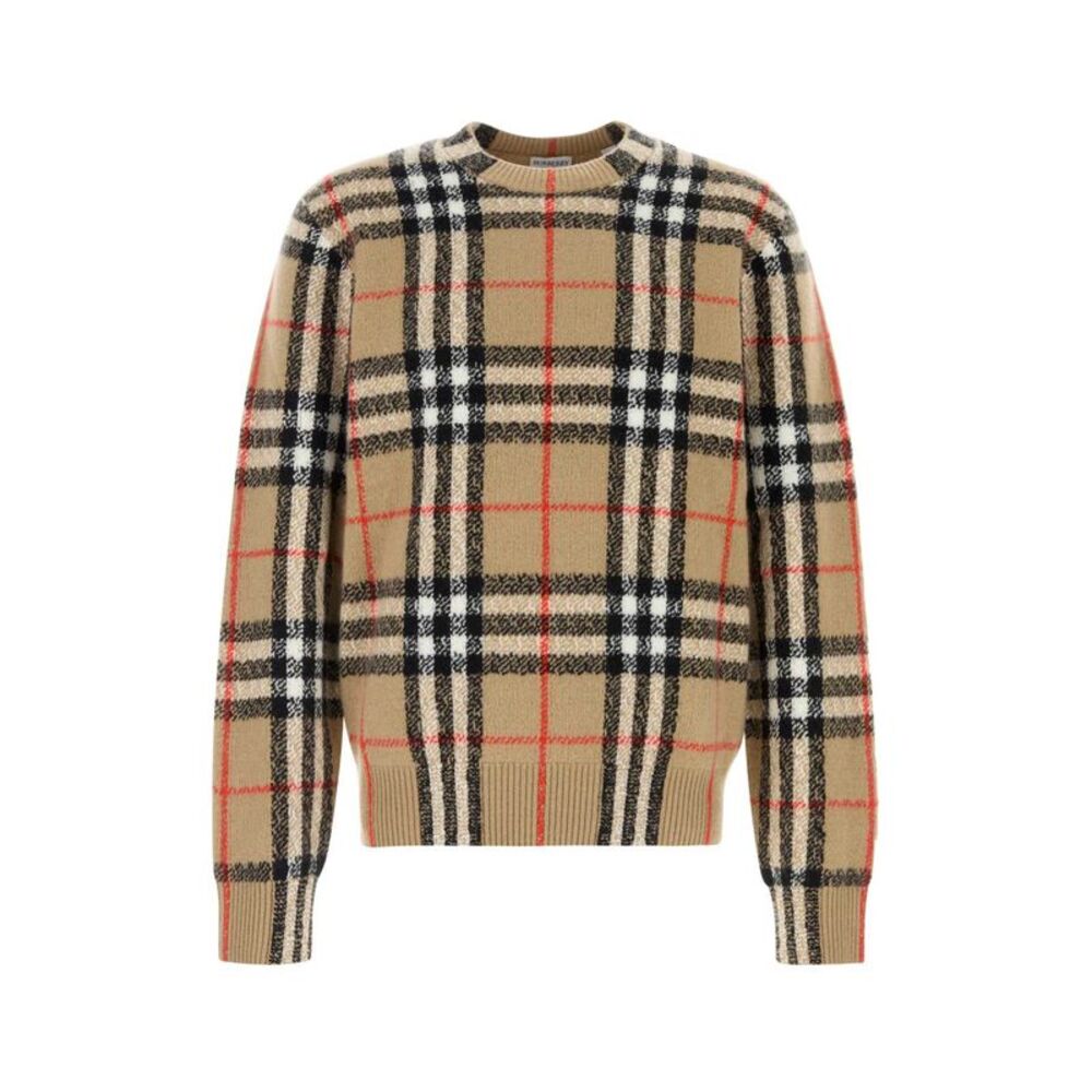 Burberry Men Embroidered Cashmere Sweater